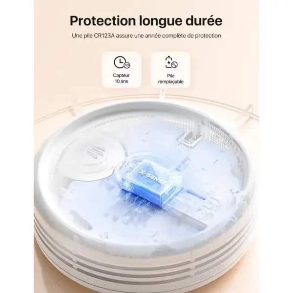 X-Sense XS0E-iR - Détecteur de fumée Wi-Fi avec mode nuit — 3 X-Sense XS0E-iR - Détecteur de fumée Wi-Fi avec mode nuit — 3
