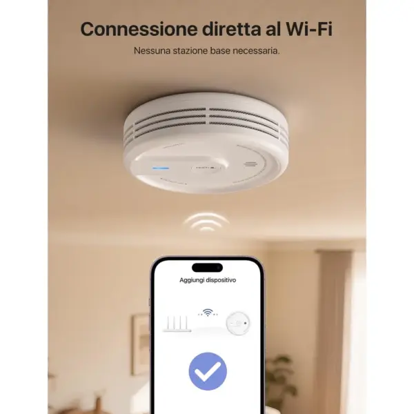 X-Sense XS0E-iR - Rilevatore di fumo Wi-Fi con modalità notturna — 2 X-Sense XS0E-iR - Rilevatore di fumo Wi-Fi con modalità notturna — 2
