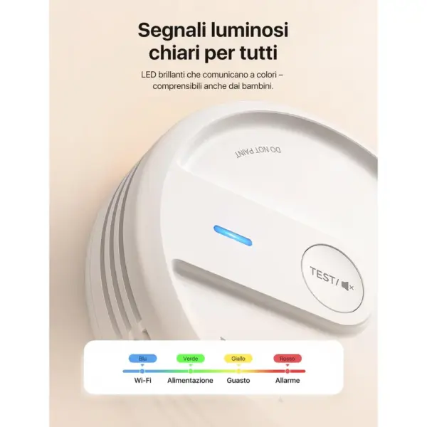 X-Sense XS0E-iR - Rilevatore di fumo Wi-Fi con modalità notturna — 5 X-Sense XS0E-iR - Rilevatore di fumo Wi-Fi con modalità notturna — 5