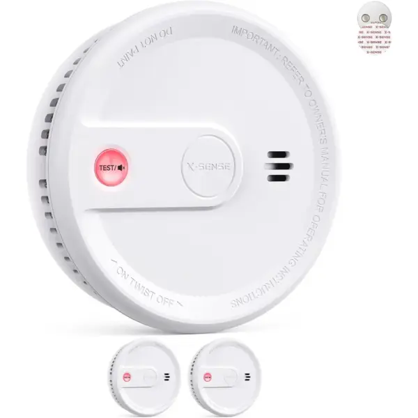 X-Sense XS0G-SN - Slim smoke alarm with magnetic mount, pack of 2 — 1 X-Sense XS0G-SN - Slim smoke alarm with magnetic mount, pack of 2 — 1