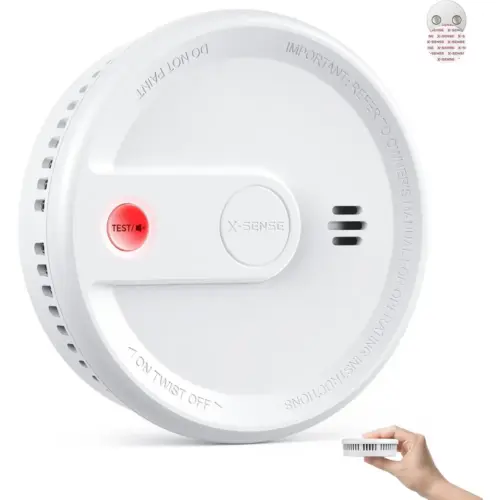X-Sense XS0G-SN - Detector de humo magnético con batería sellada de 10 años — 1 X-Sense XS0G-SN - Detector de humo magnético con batería sellada de 10 años — 1