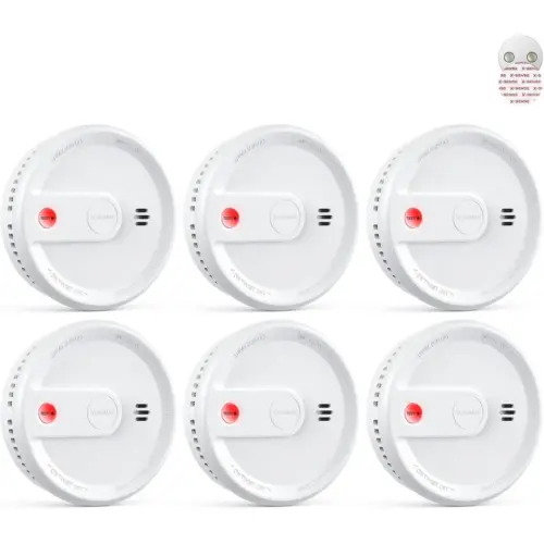 X-Sense XS0G-SN - Détecteur de fumée ultra-fin magnétique, lot de 6 — 1 X-Sense XS0G-SN - Détecteur de fumée ultra-fin magnétique, lot de 6 — 1