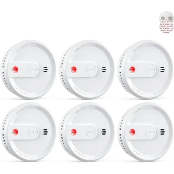 X-Sense XS0G-SN - Détecteur de fumée ultra-fin magnétique, lot de 6 — 1 X-Sense XS0G-SN - Détecteur de fumée ultra-fin magnétique, lot de 6 — 1
